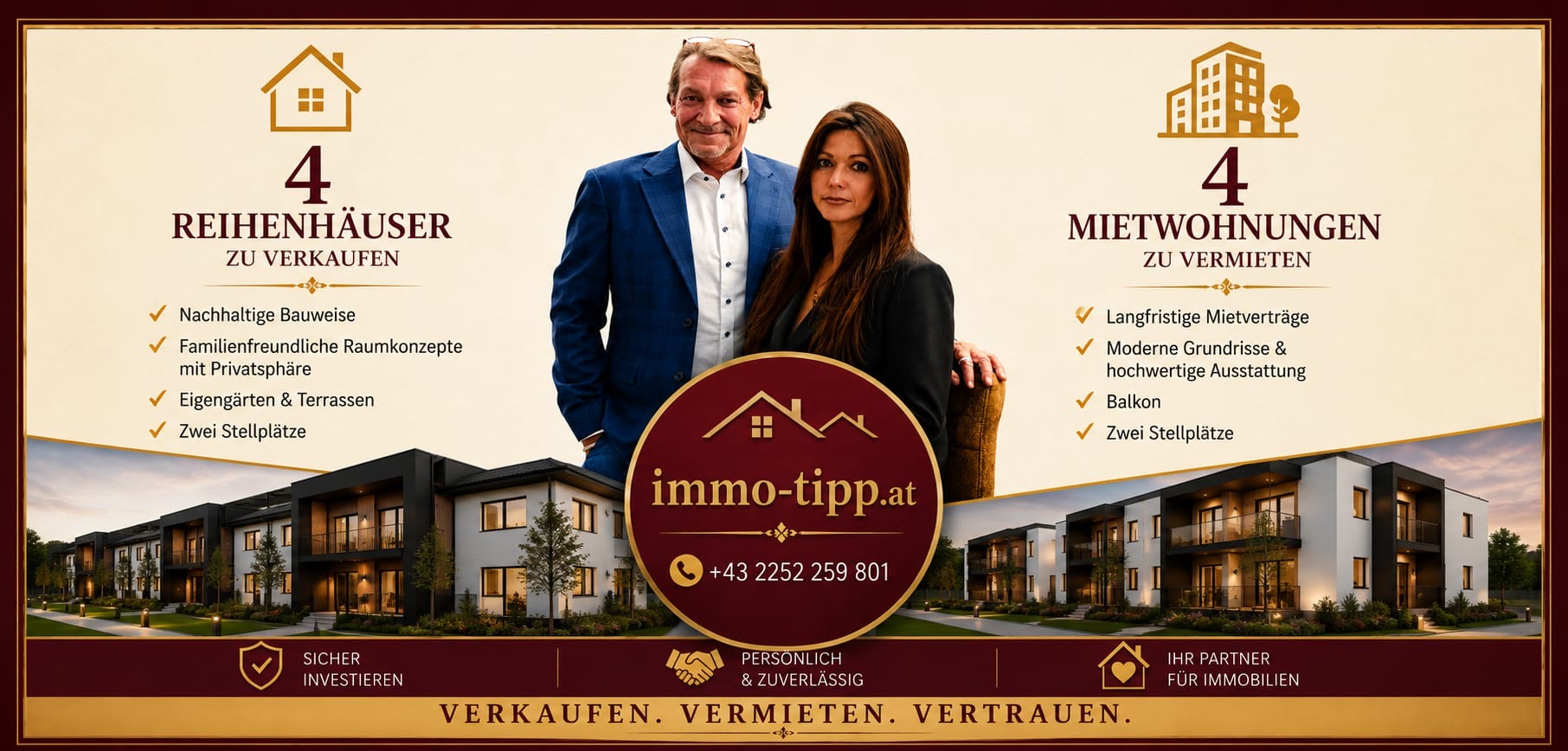 4 Mietwohnungen